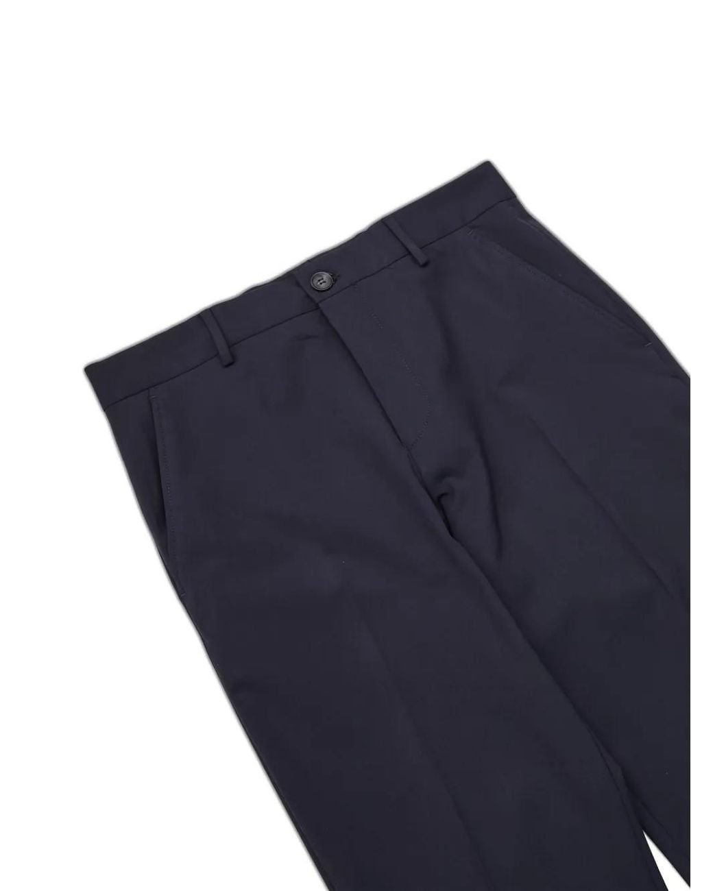 SELECTED Blue Liam Slim-Fit Trousers for men