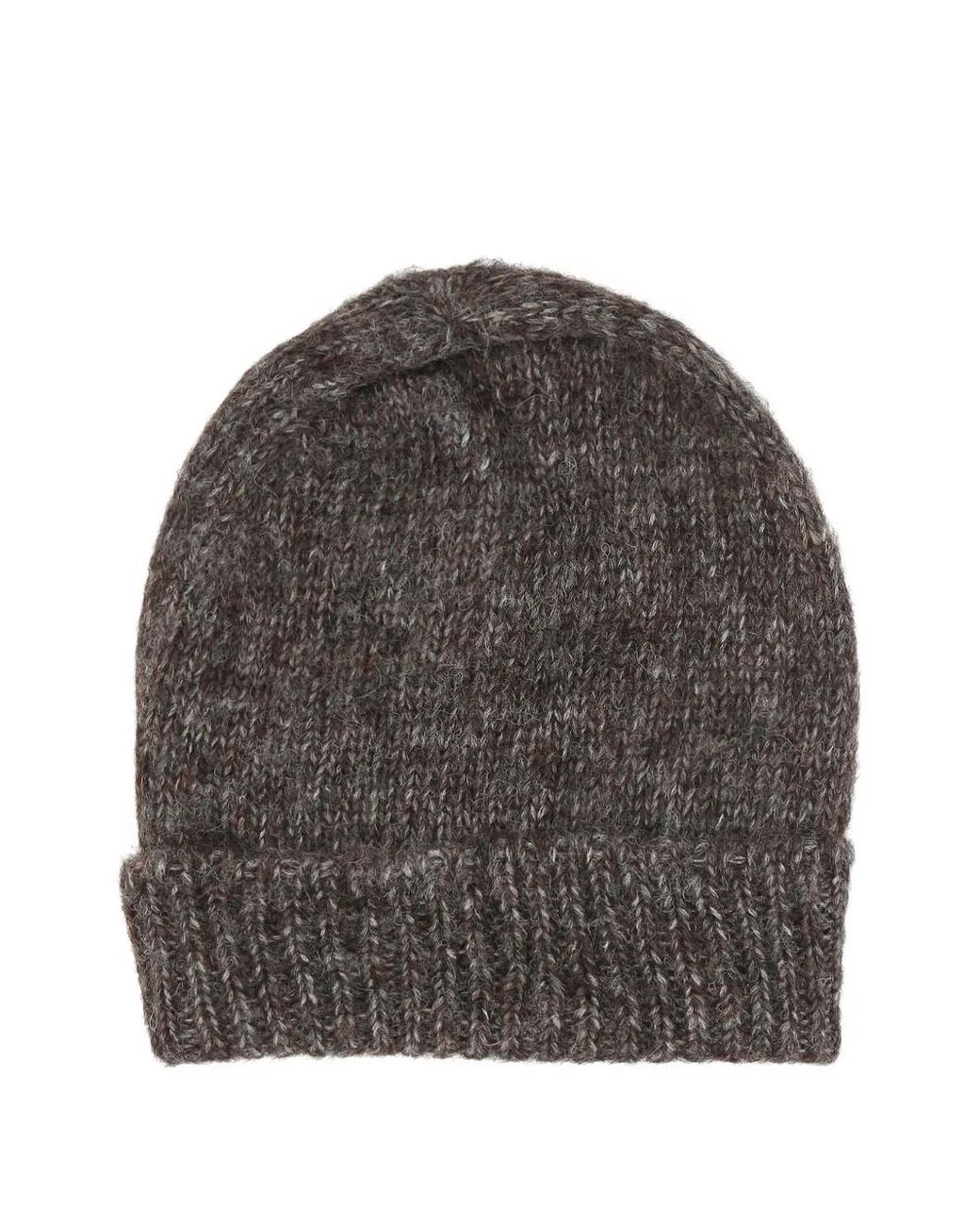 Monitaly Gray Melange Knit Beanie for men