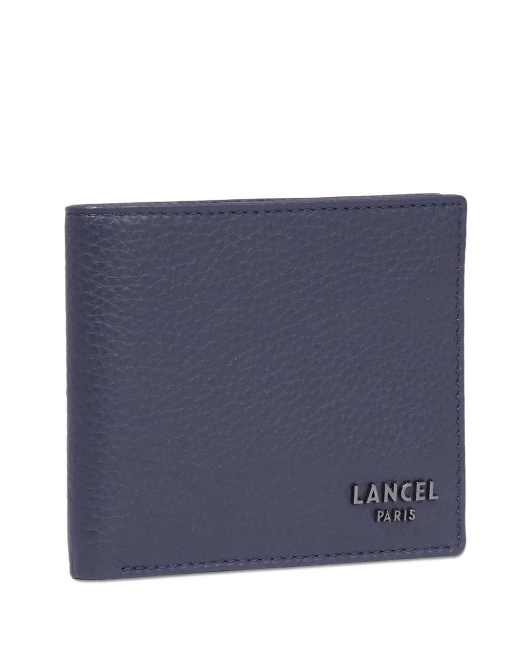 Lancel Blue Côme 5Cc Leather Wallet for men