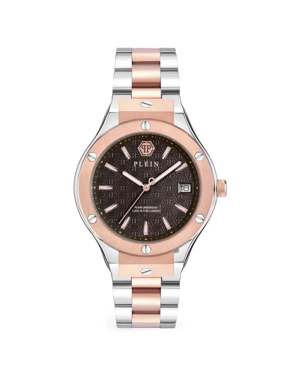 Philipp Plein Black Plein Underdog 44Mm Watch for men