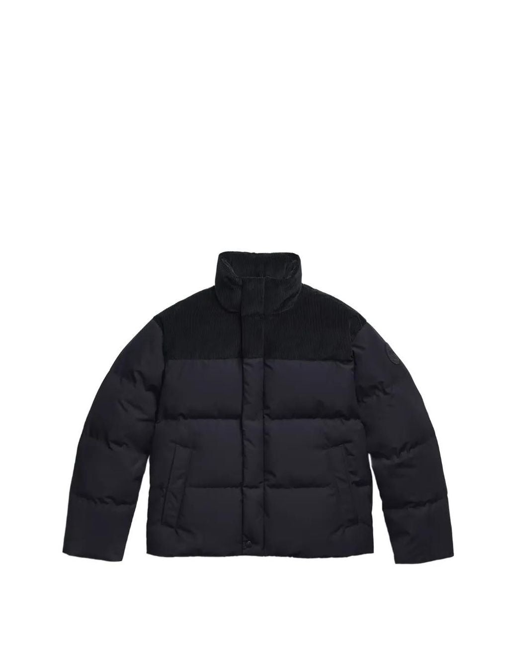 Canada Goose Blue Sterling Corduroy-Panel Puffer Jacket