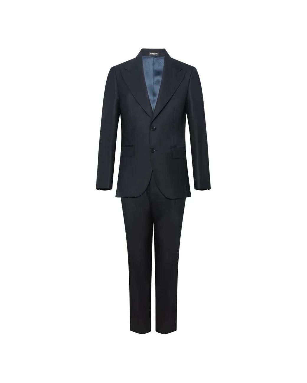 Franzese Collection Blue Rolls-Royce Single-Breasted Suit for men