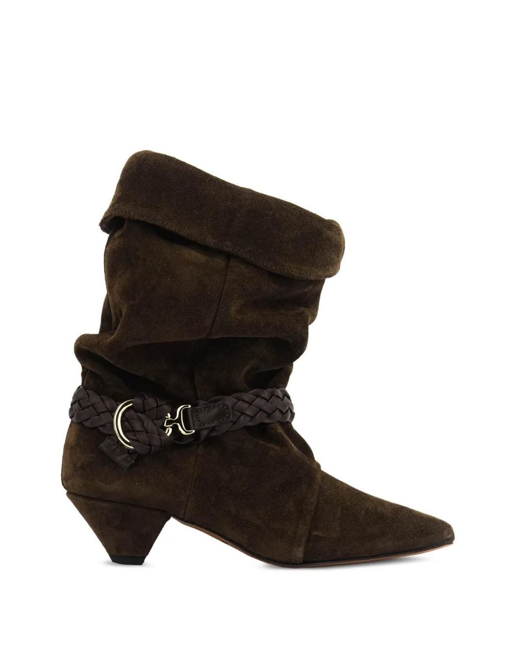 Nubikk Black Sally Lynn Braided Ankle Boots