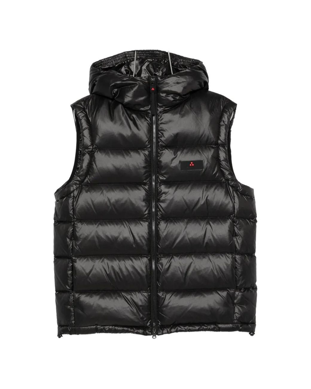 Peuterey Black Donoma Hooded Gilet for men