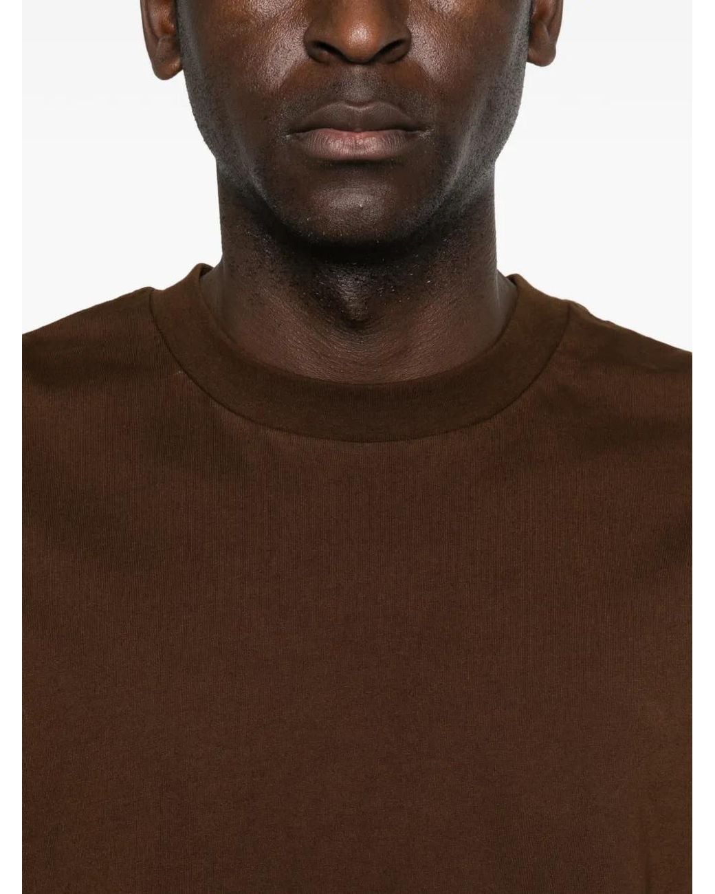 Entire studios Brown T-Shirt À Col Rond