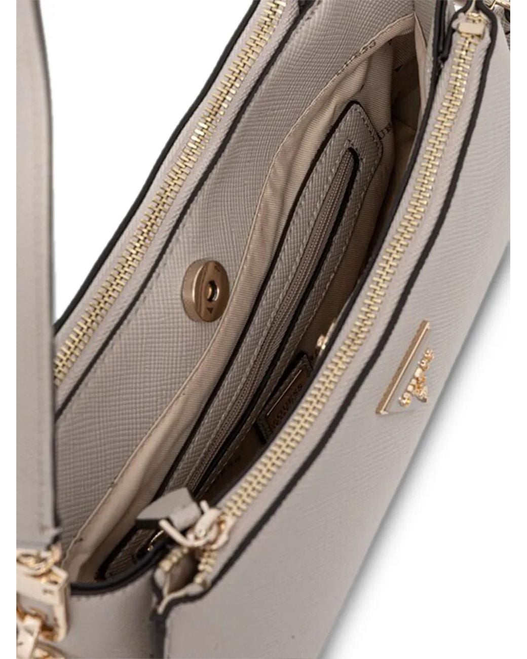 Guess Gray Noelle Shoulder Bag