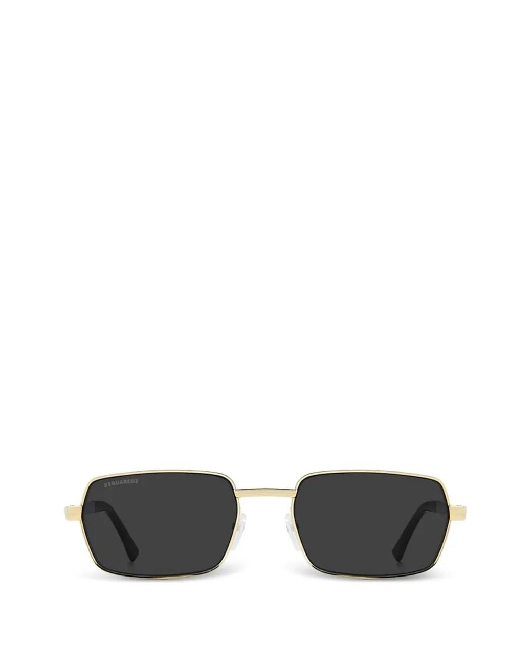 DSquared² White Rectangle-Frame Sunglasses