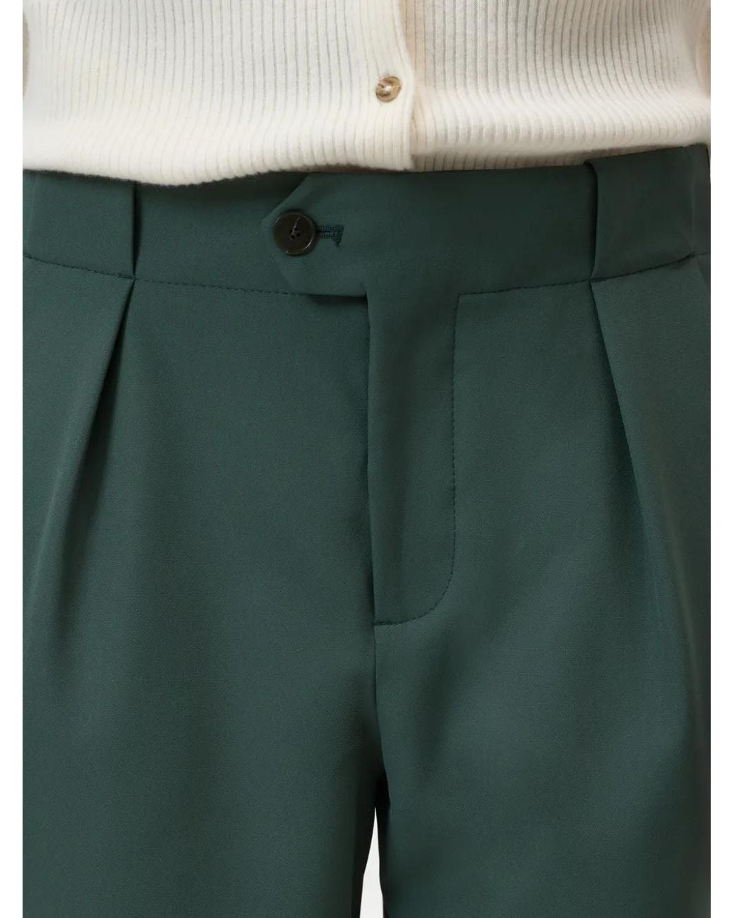 Closed Green Pantalon Mawson À Pinces