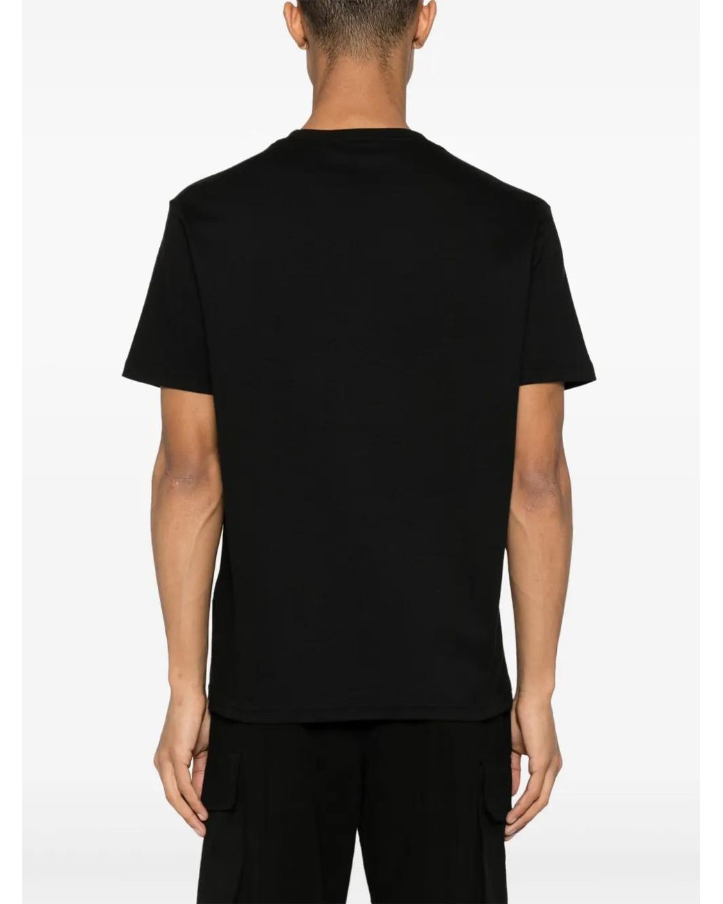 Gcds Black Bling Logo T-Shirt for men