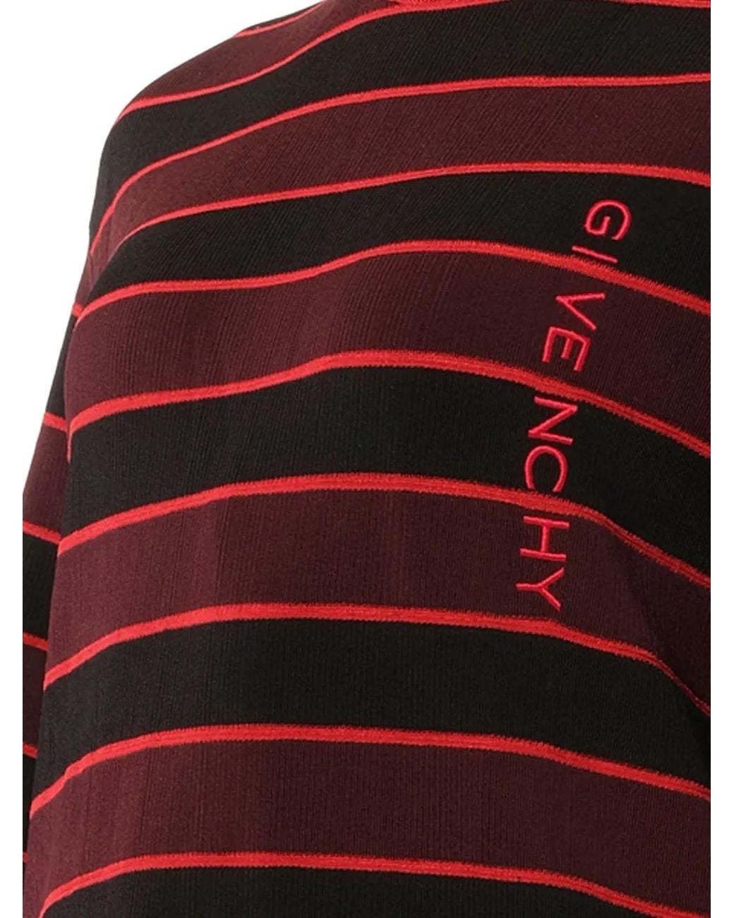 Givenchy Striped Logo-Embroidered Sweater