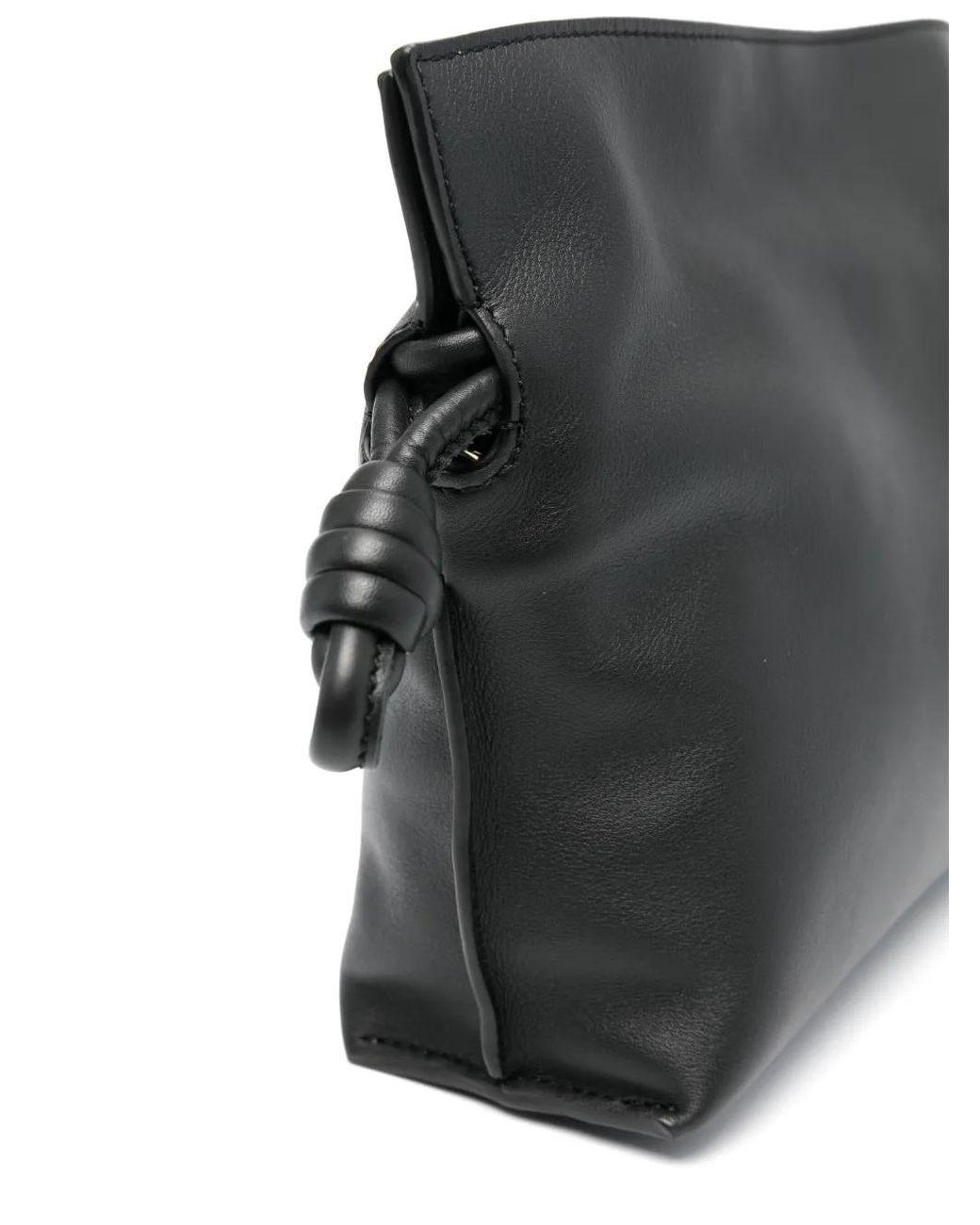 Loewe Black Mini Flamenco Clutch Bag