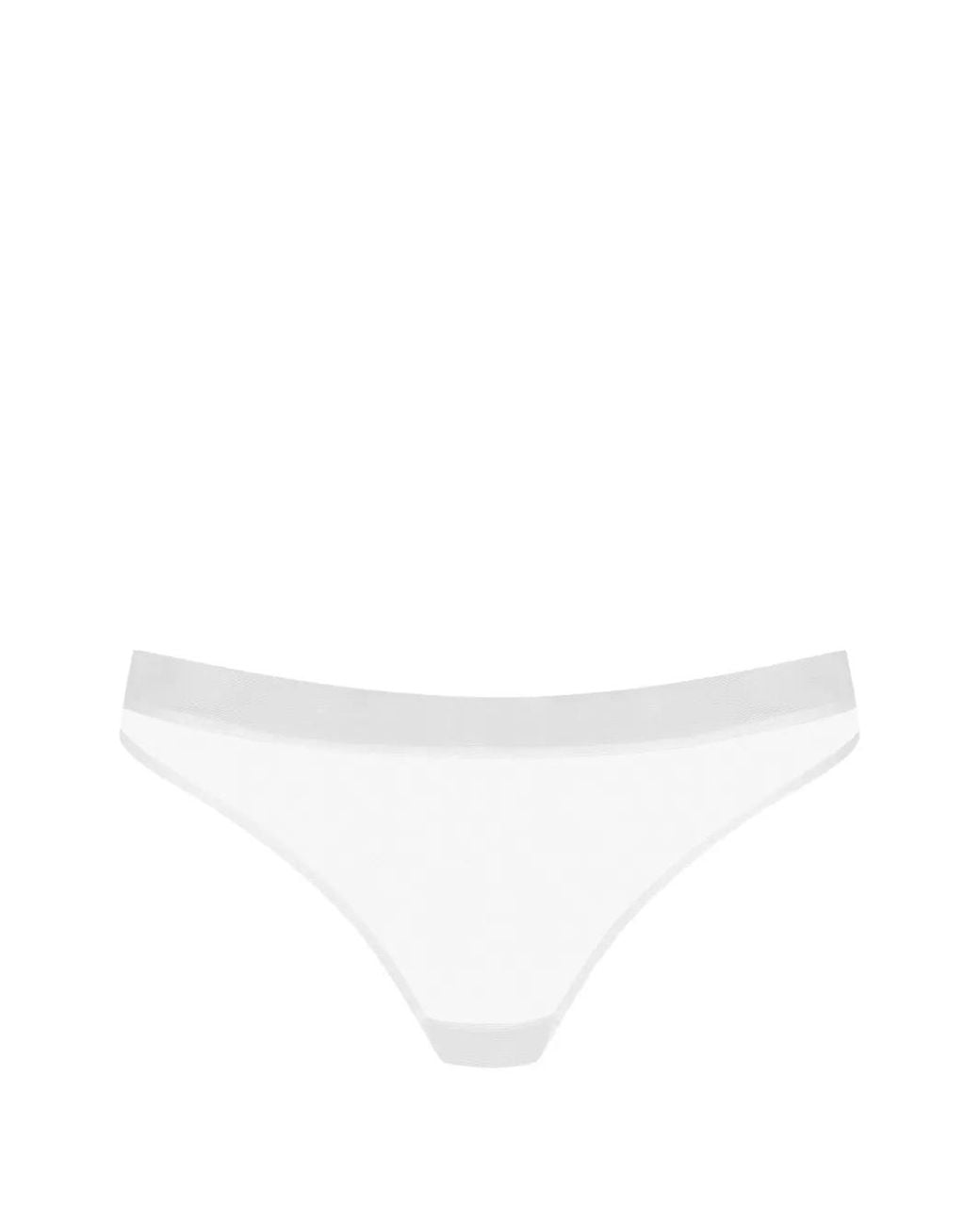 Maison Close White Corps À Corps Culotte Briefs