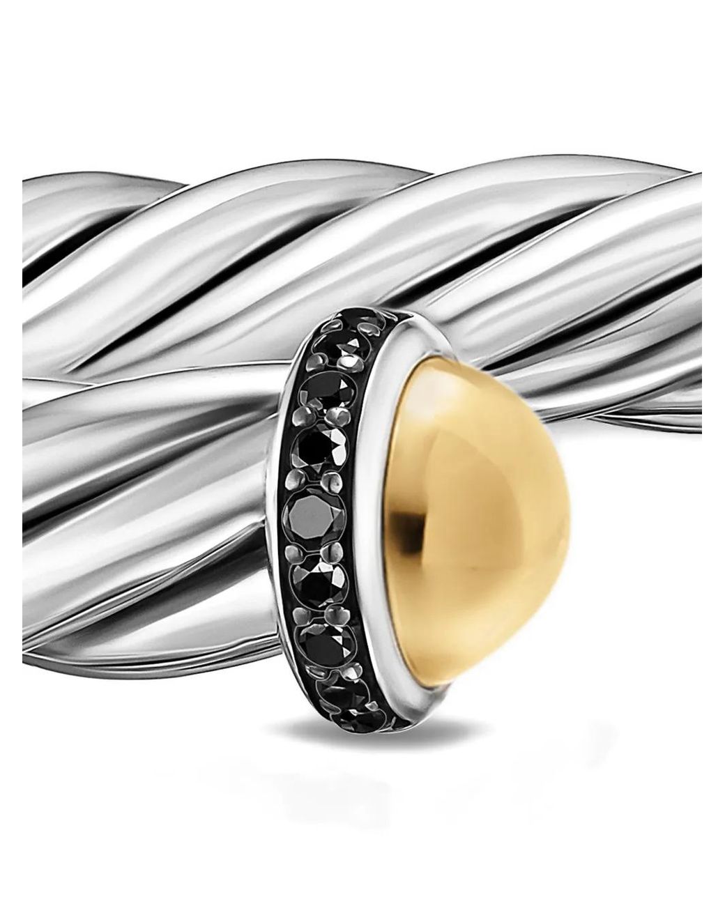 David Yurman White Cable Cuff Bracelet for men