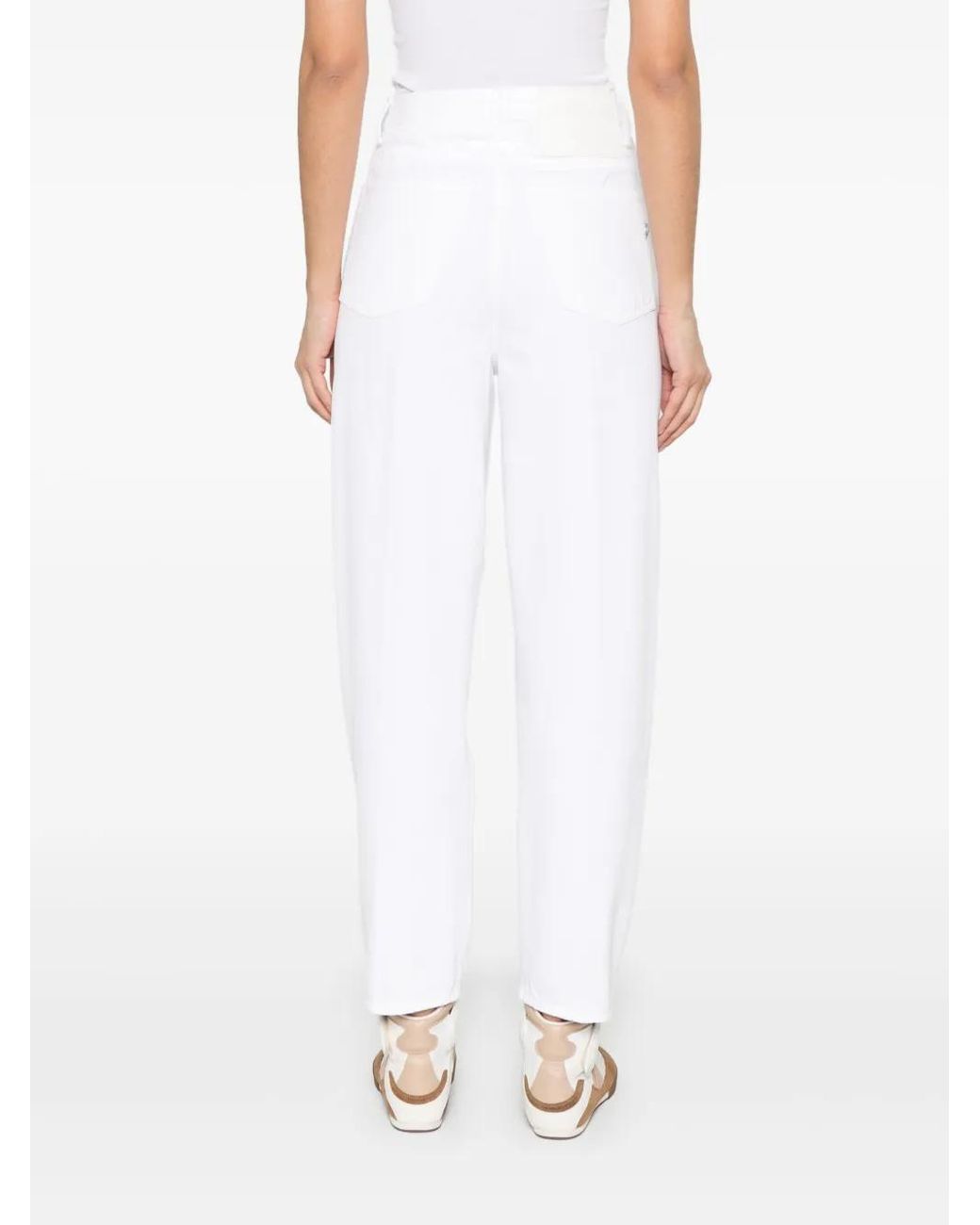 Dondup White Bessie Special Jeans
