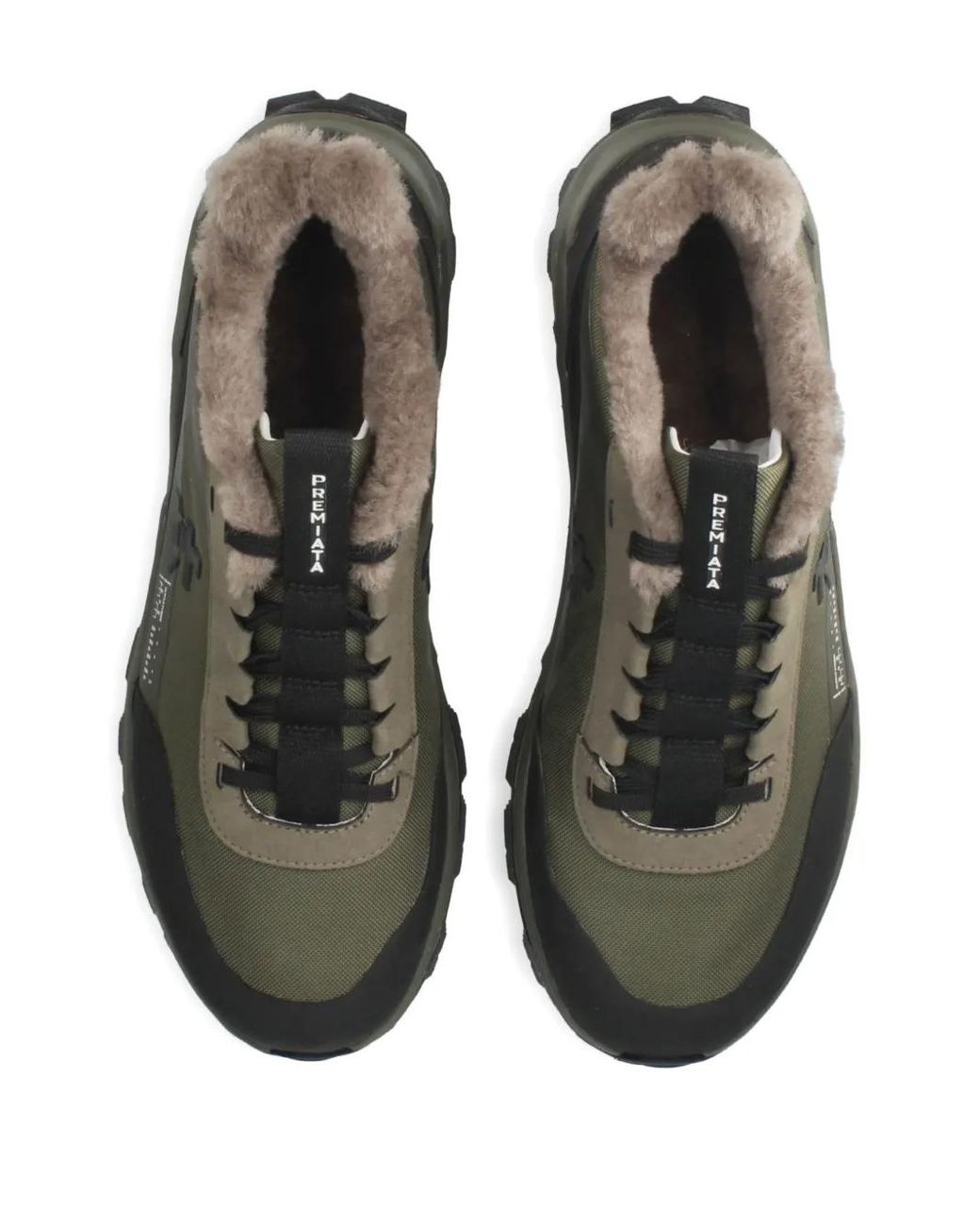 Premiata Green Sneakers for men
