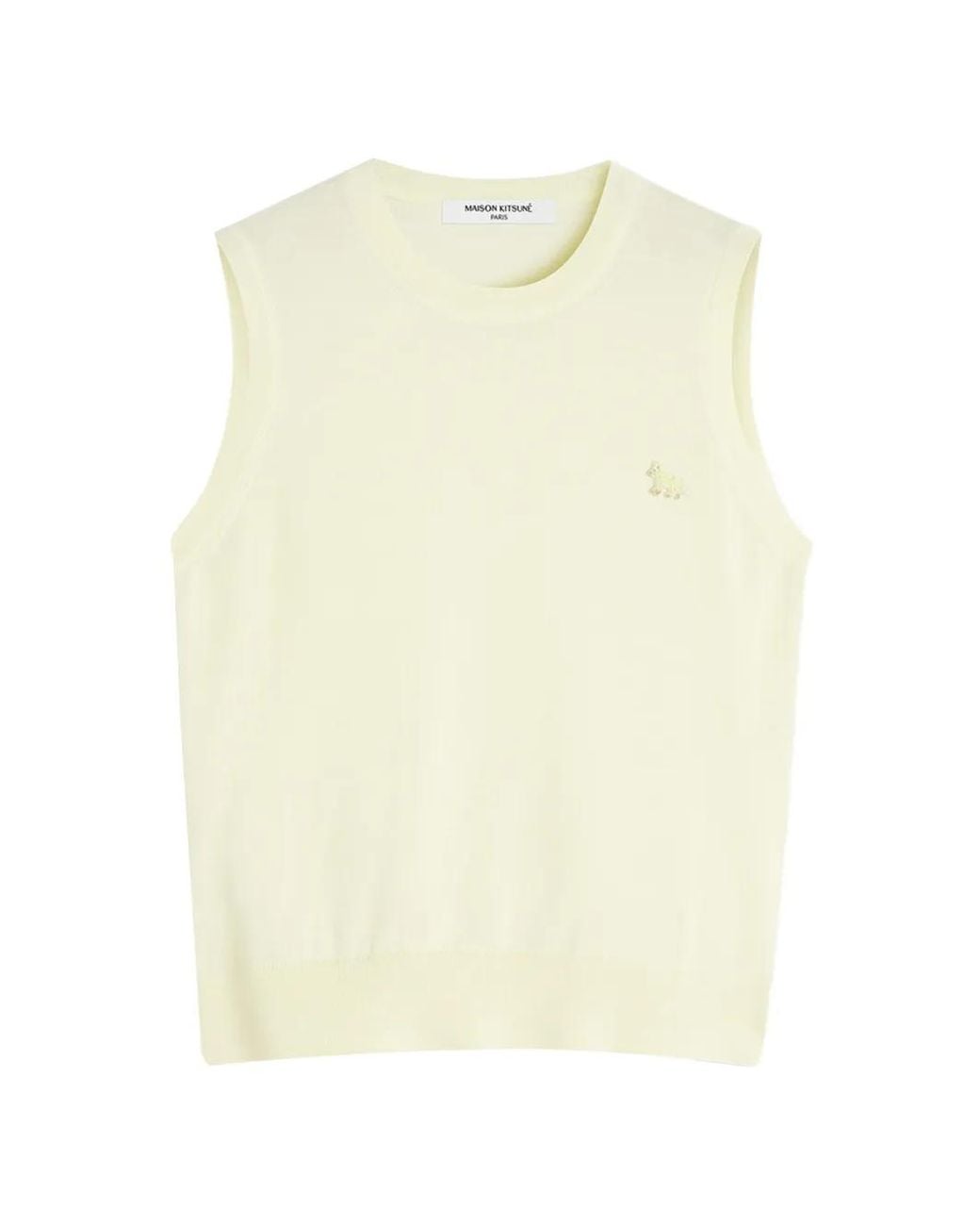 Maison Kitsuné Natural Pull Baby Fox À Design Sans Manches