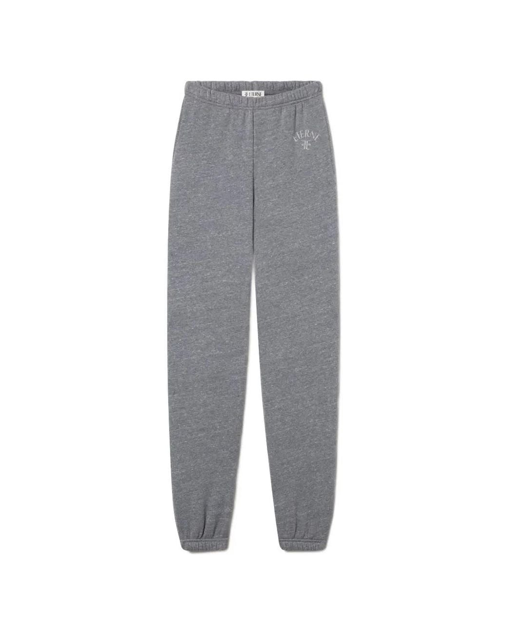 ÉTERNE Gray Boyfriend Track Pants