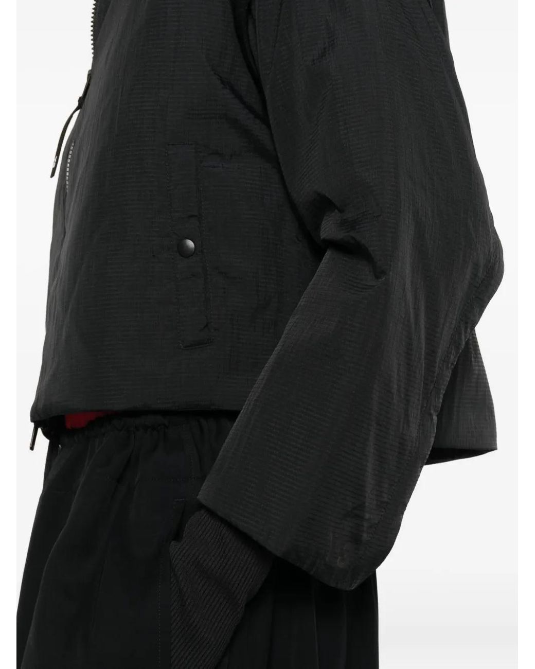 Y-3 Black Jacke Mit Reißverschluss