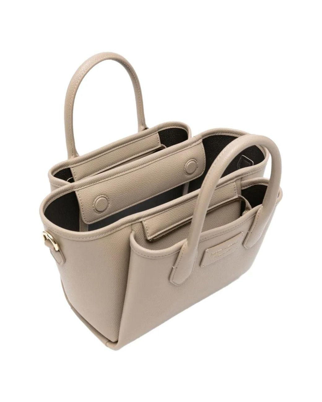 Emporio Armani Natural Logo-Plaque Tote Bag
