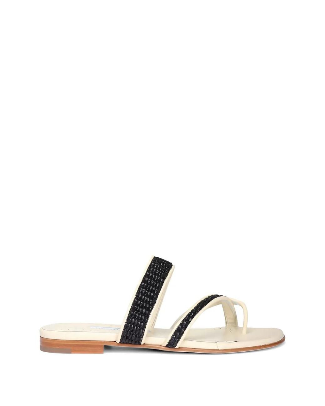 Manolo Blahnik Multicolor Sandales Susara À Entre-Doigts