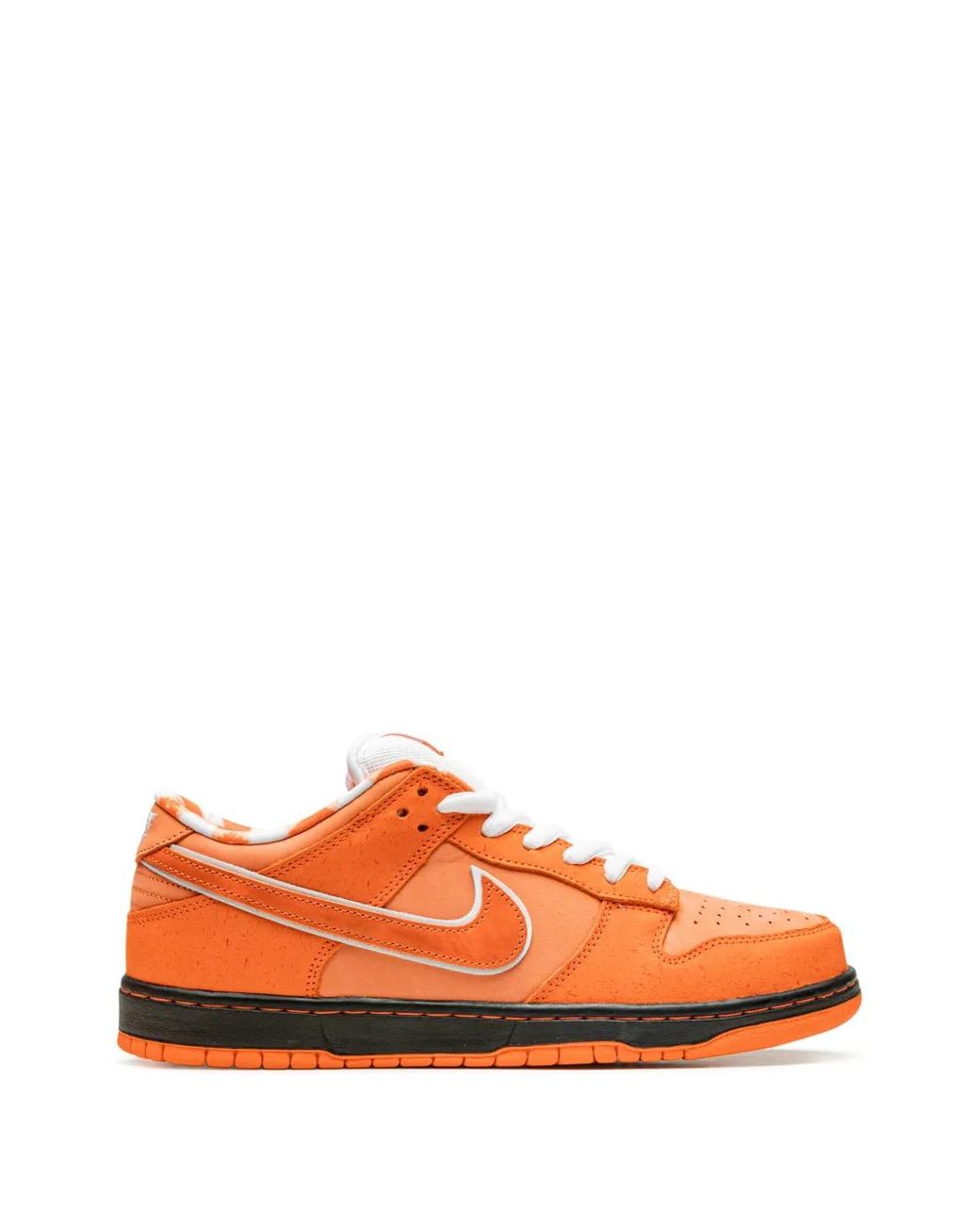 Nike Orange Dunk Low Sneakers for men
