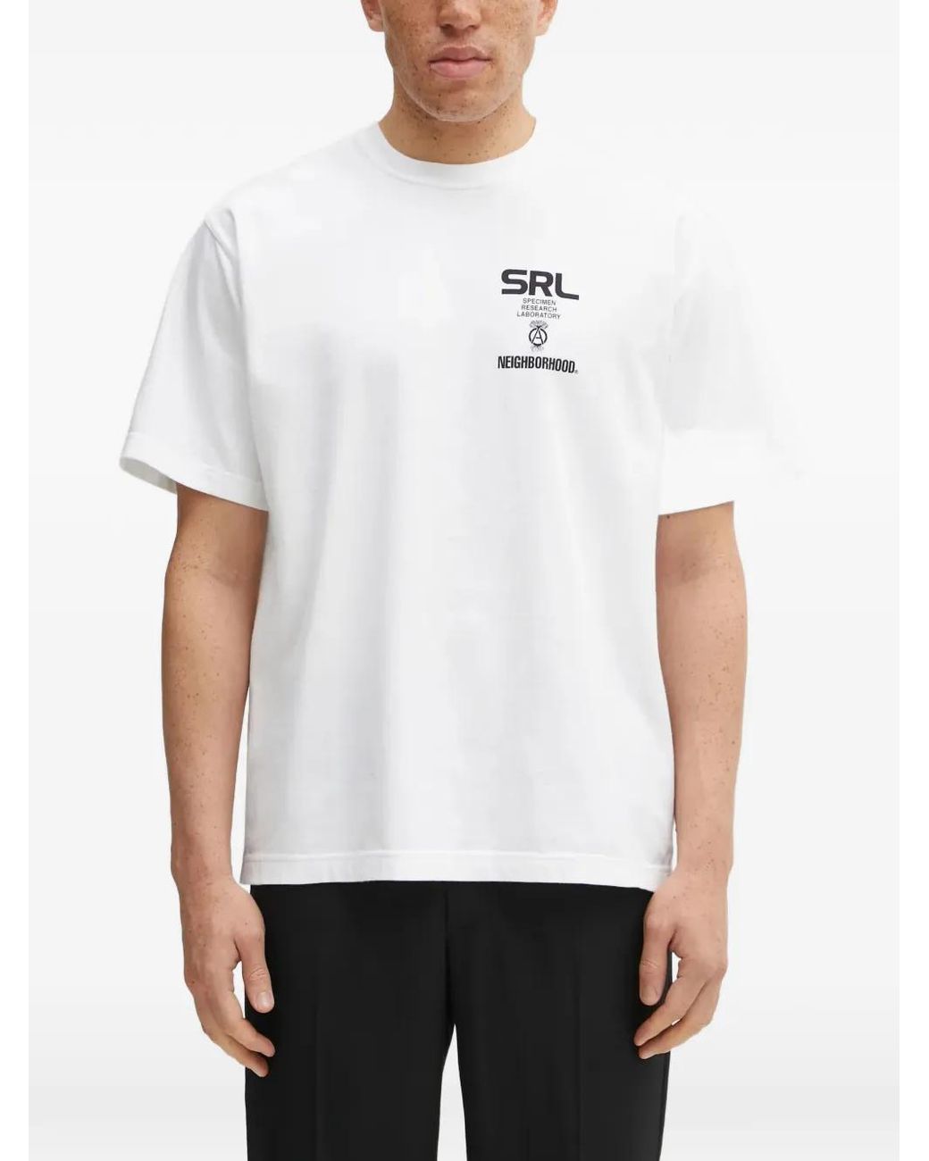 Neighborhood White Cotton T-Shirt for men