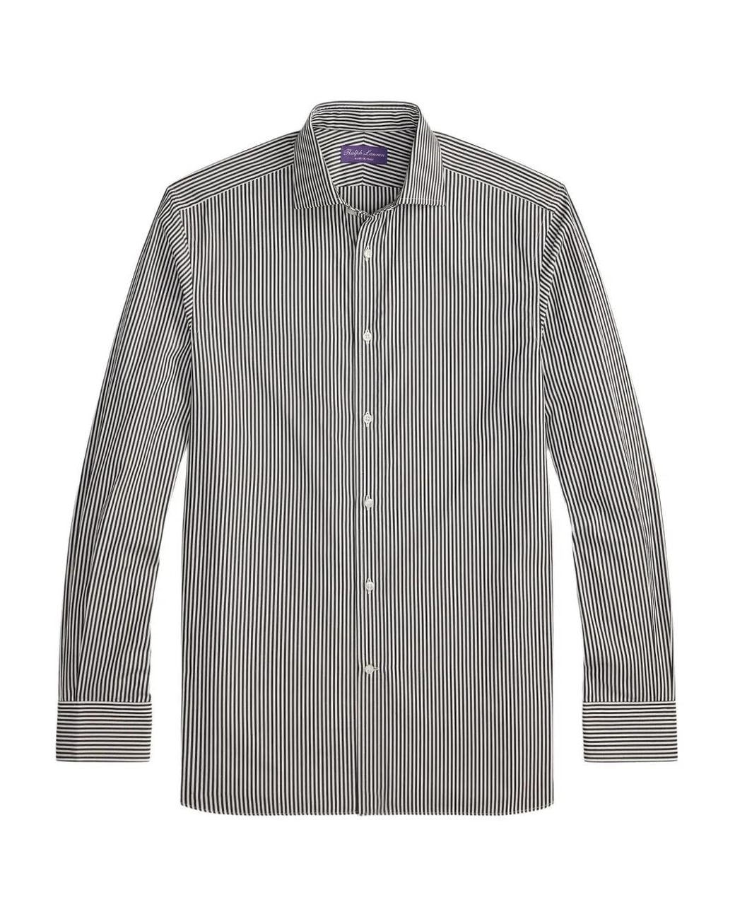 Ralph Lauren Gray Striped Shirt for men