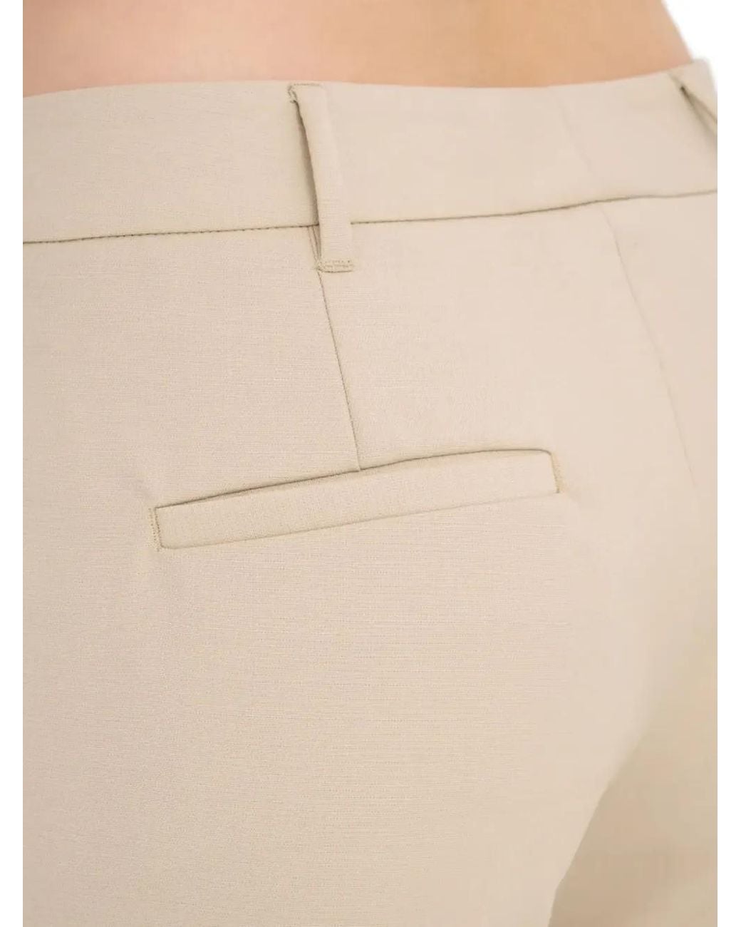 Gabriela Hearst Natural Francisco Front-Pleat Trousers