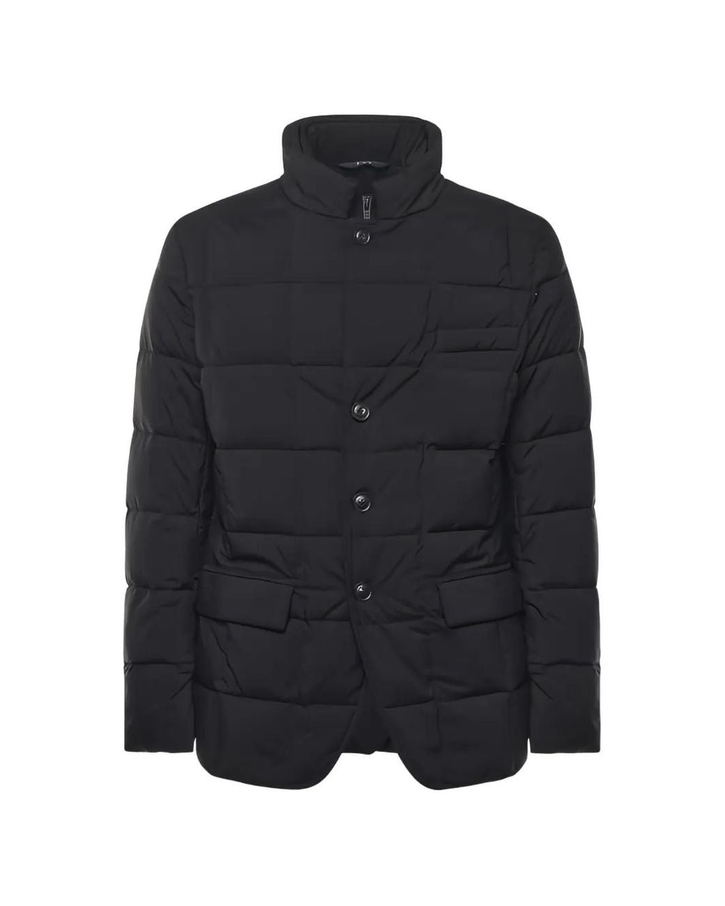 Fay Blue Quilted Padded Jacket for men