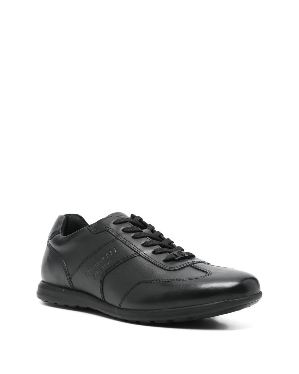 Bugatti Black Lace-Up Sneakers for men