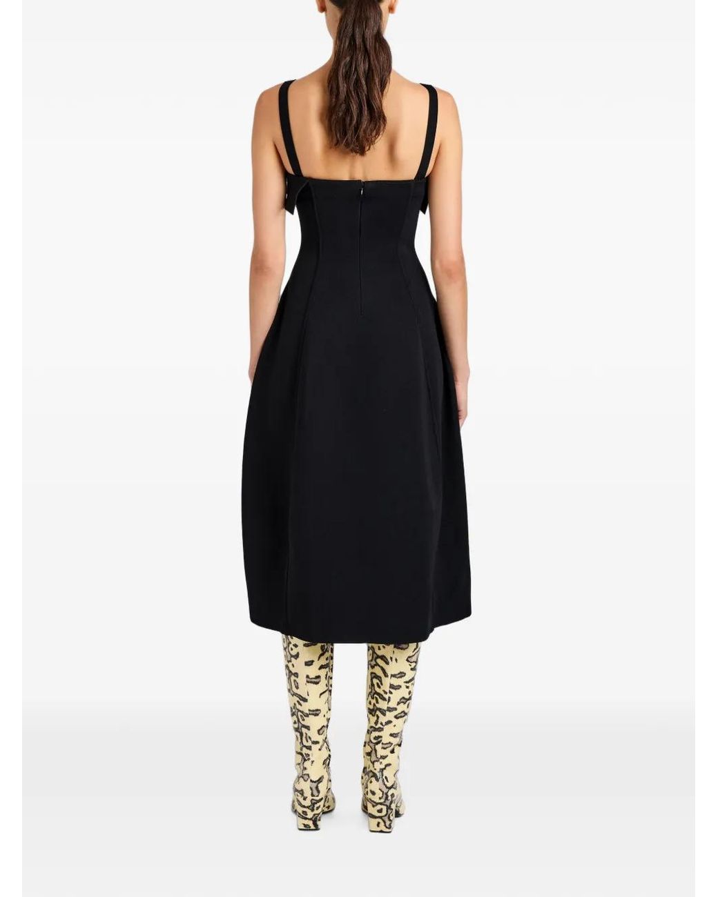 Proenza Schouler Black Blanca Dress