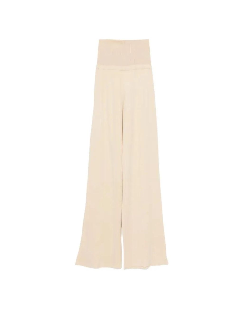 AYA MUSE White Wide-Leg Trousers