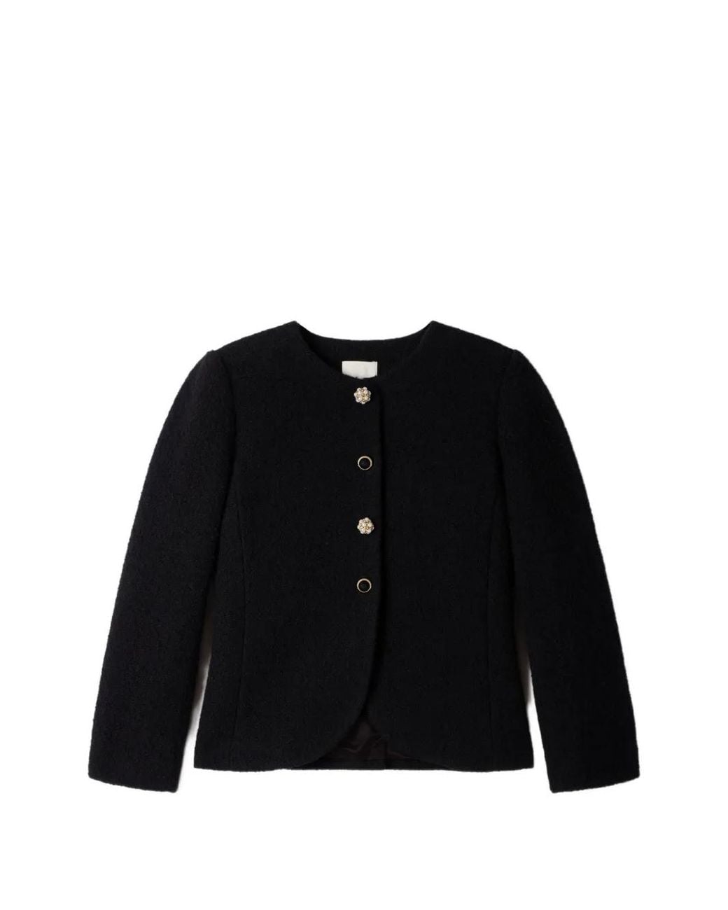 Blazer Girocollo di Sandro in Black