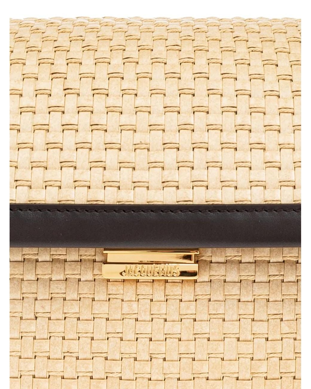 Jacquemus Metallic Shoulder Bag Le Rond Carre