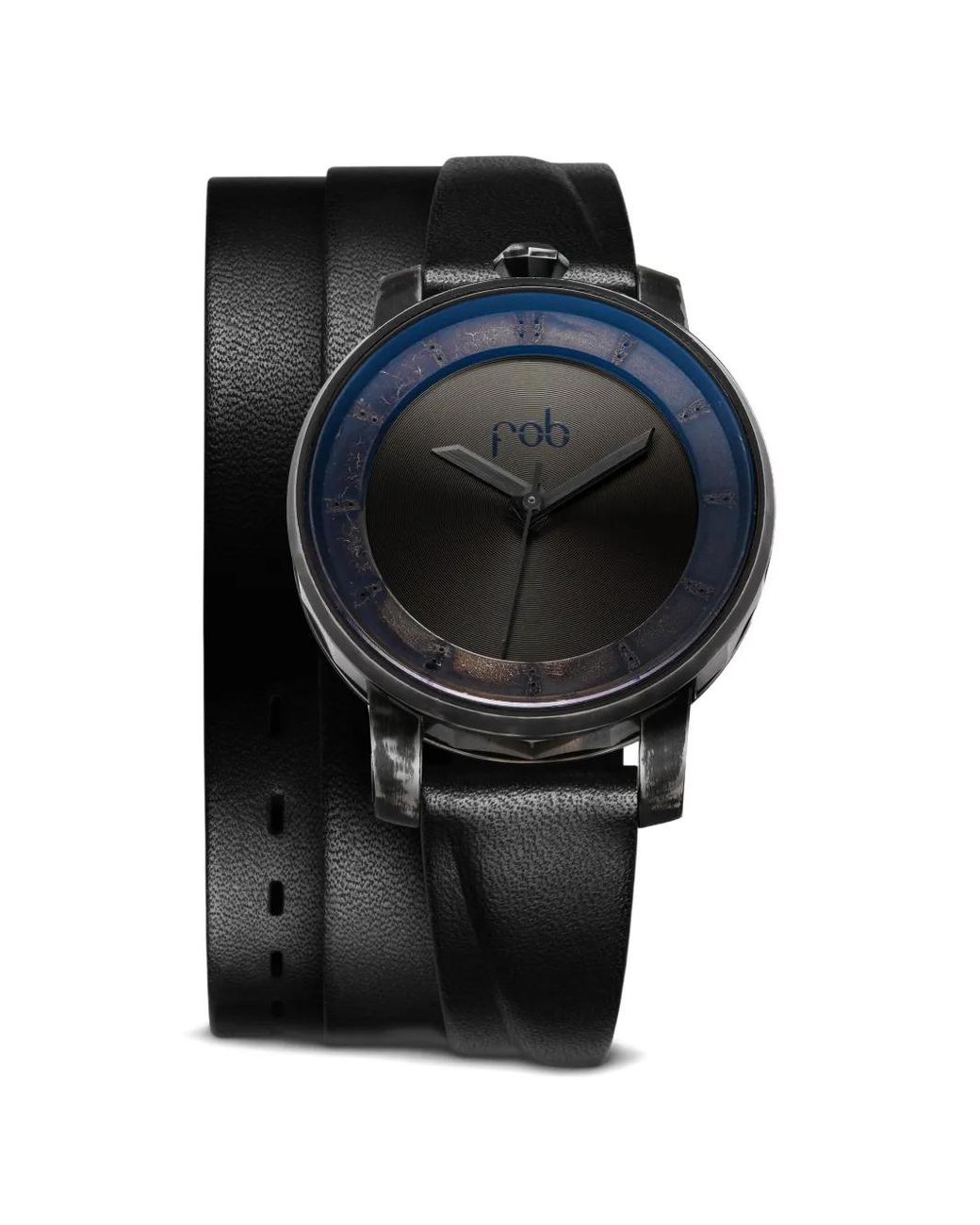Fob Paris Black X Gaspard Hex Torch 36Mm Watch for men