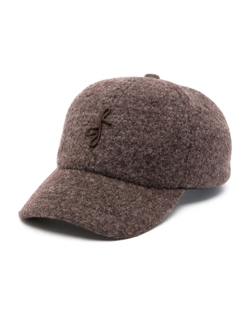 Ruslan Baginskiy Brown Logo-Embroidered Felted Cap