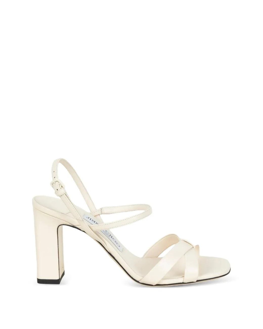 Jimmy Choo Natural Elsy Block-Heel Sandals