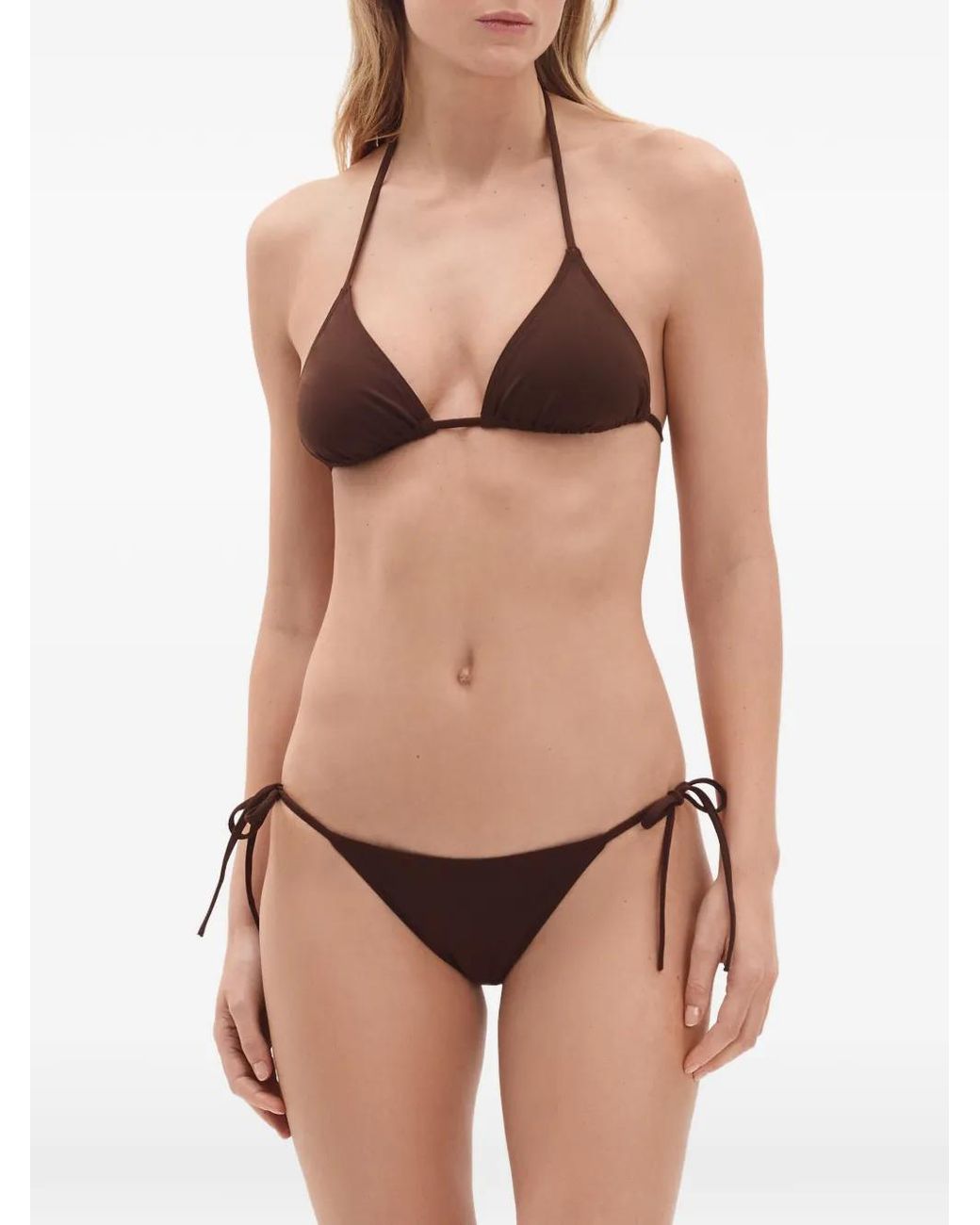 Eres Brown Malou Side-Tie Bikini Bottoms