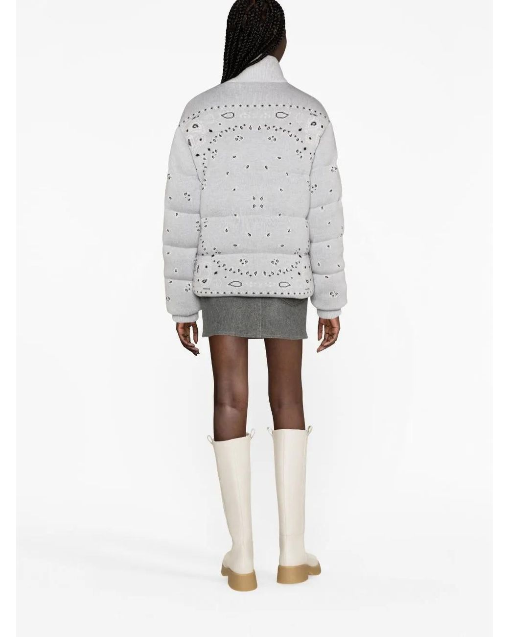 Alanui Gray Coats & Jackets