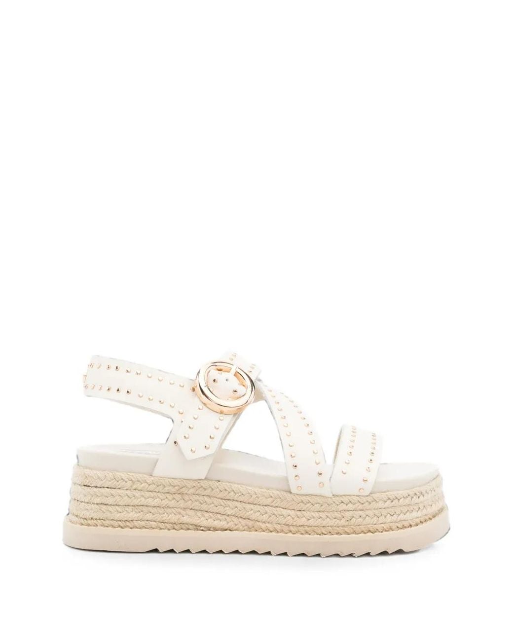 Cult White Sandales Doja À Détails De Clous