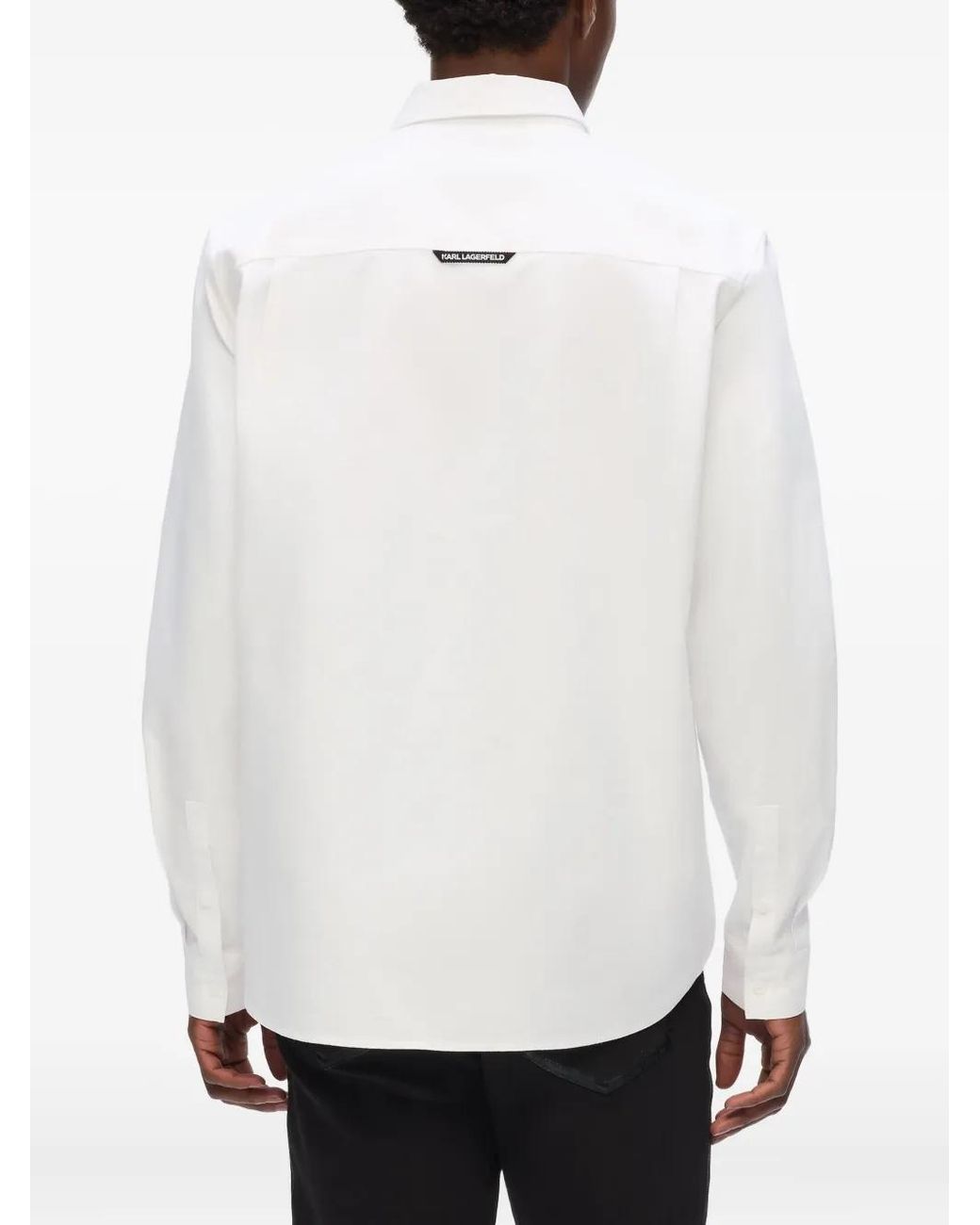 Karl Lagerfeld White Kameo Shirt for men