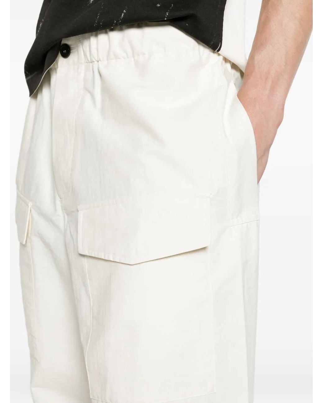 J.W. Anderson White Parachute Track Pants for men