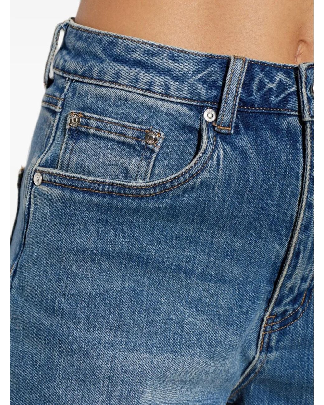 Gestuz Blue Gzjade Straight-Leg Jeans