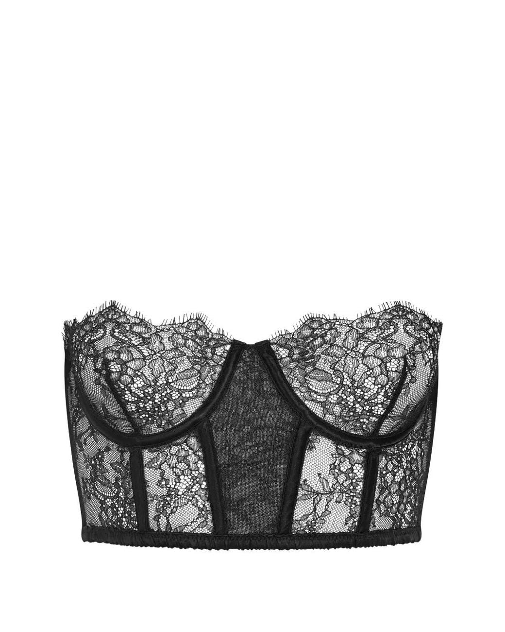 Maison Close Black Rendez-Vous Bustier Bra