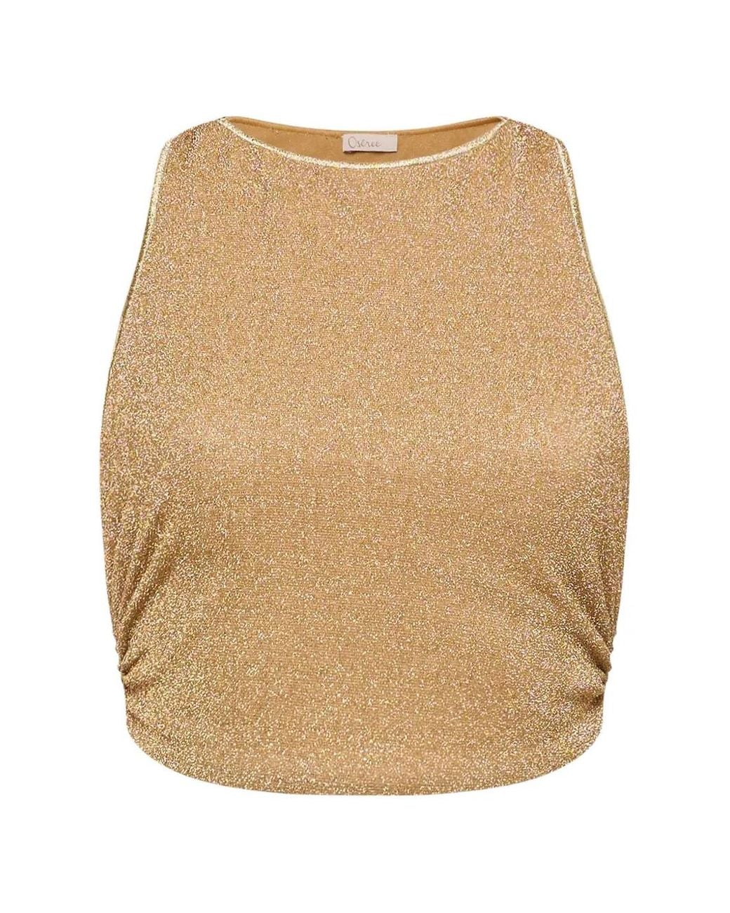 Oseree Natural Lumière Sleeveless Top