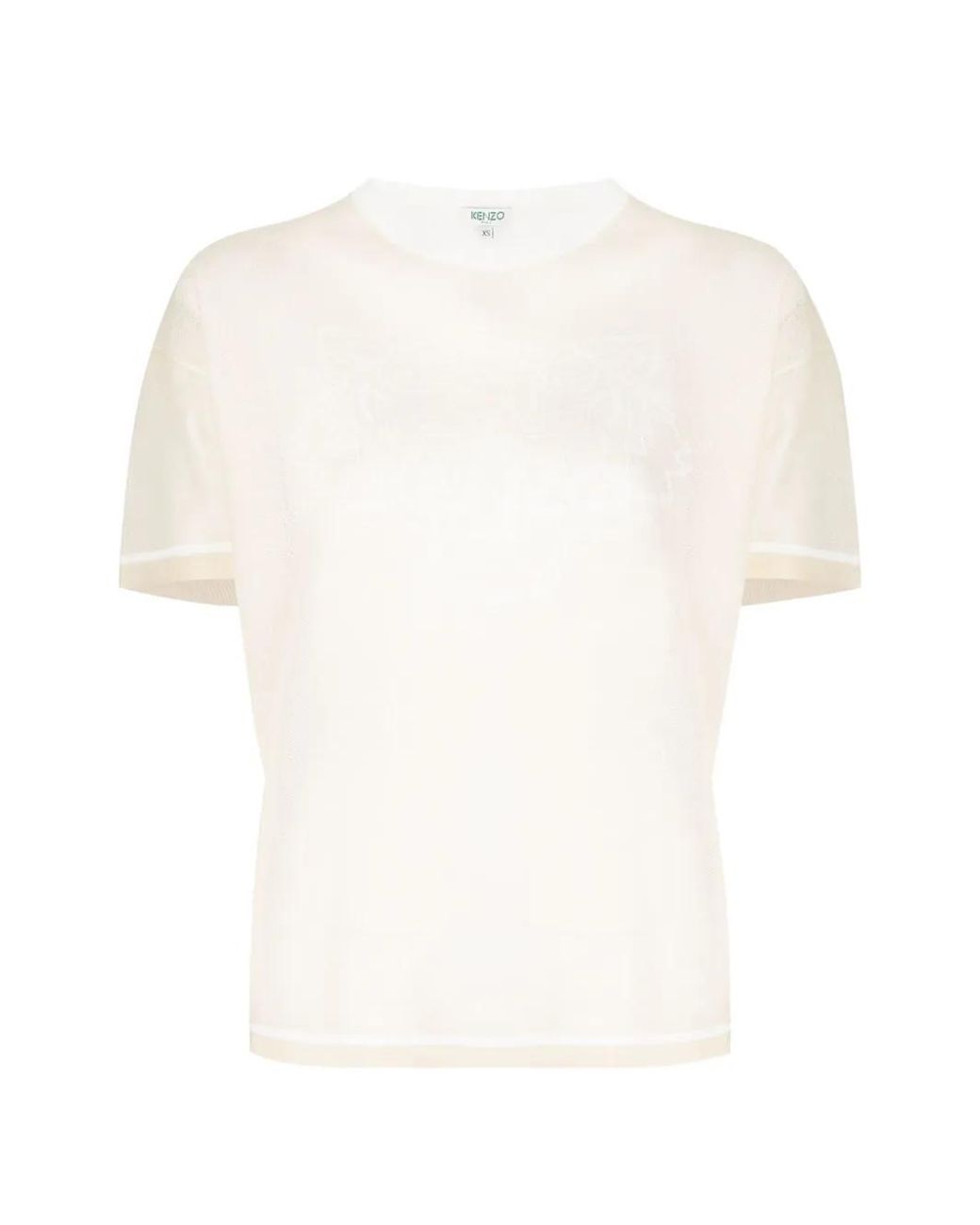 KENZO White Tiger-Logo T-Shirt