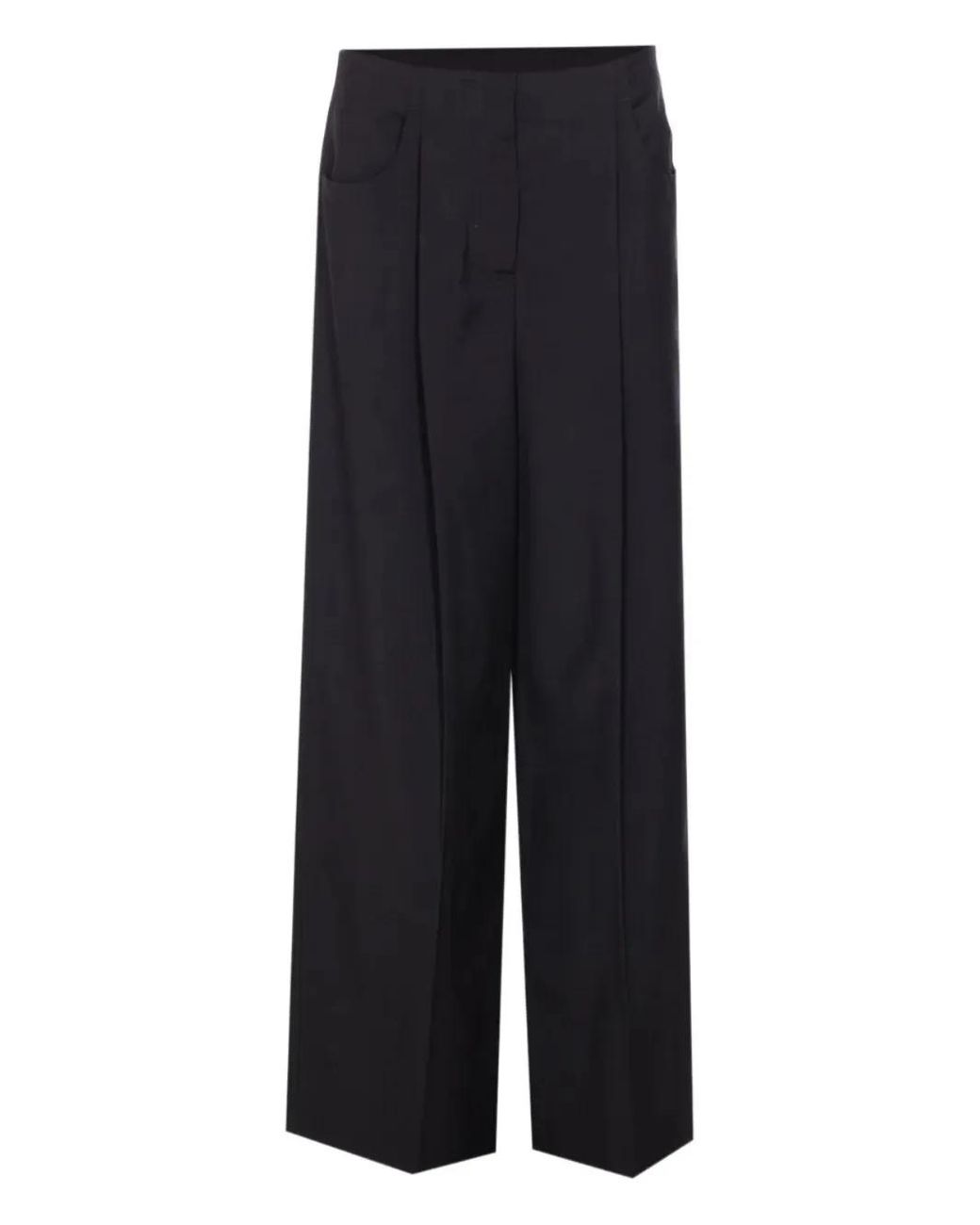 Pantalones Con Pinzas Fendi de color Blue