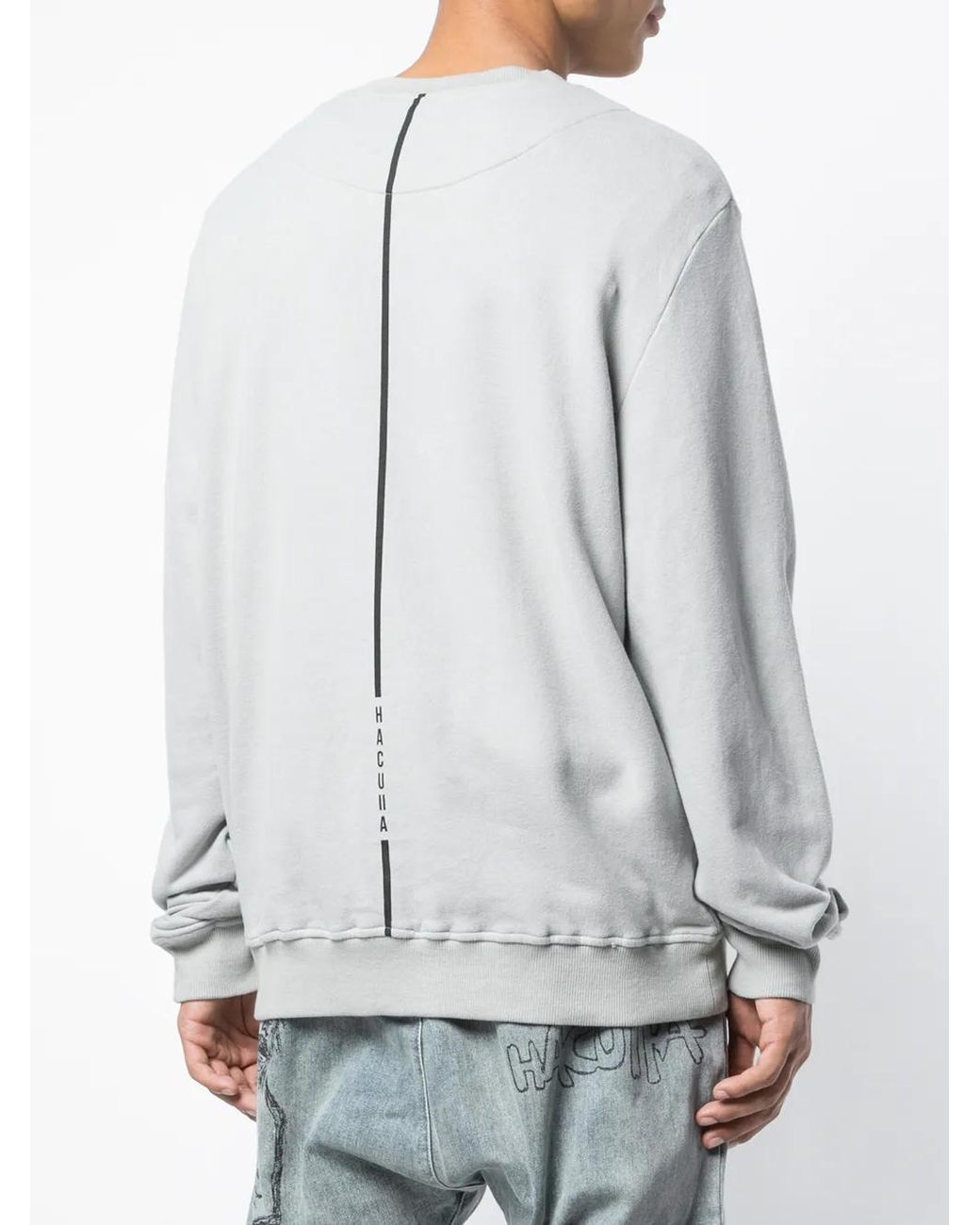 Haculla White Can I Live Sweatshirt for men