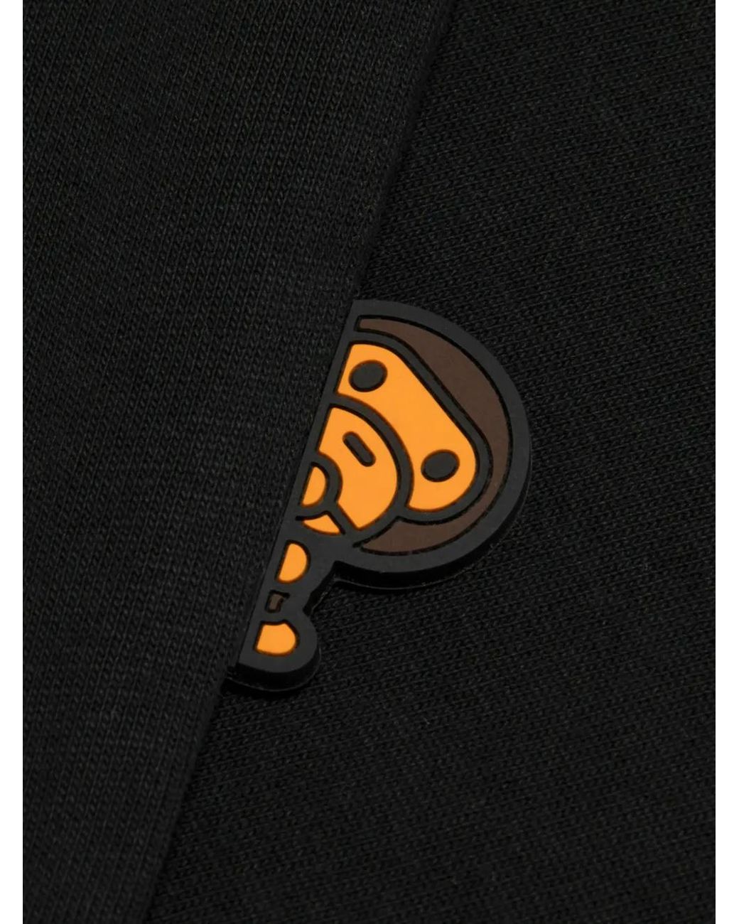 *BABY MILO® STORE BY *A BATHING APE® Black Graphic-Print T-Shirt