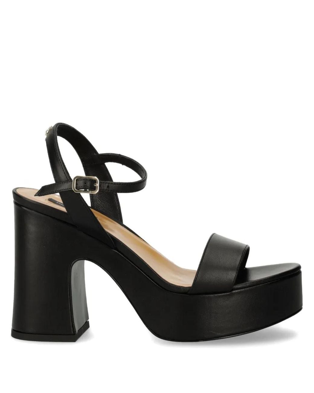Patrizia Pepe Black 110Mm Leather Sandals